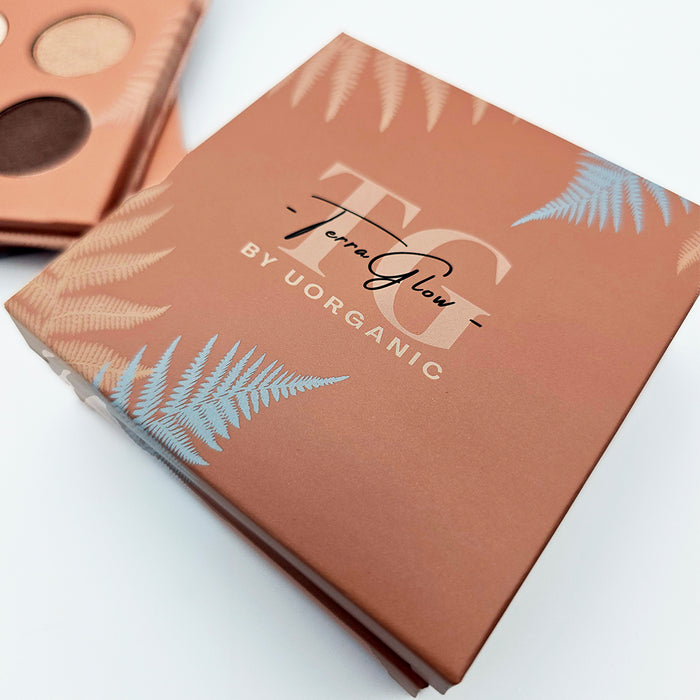 Terra Glow Quad Shimmering Eyeshadow Palette Nudy 6g
