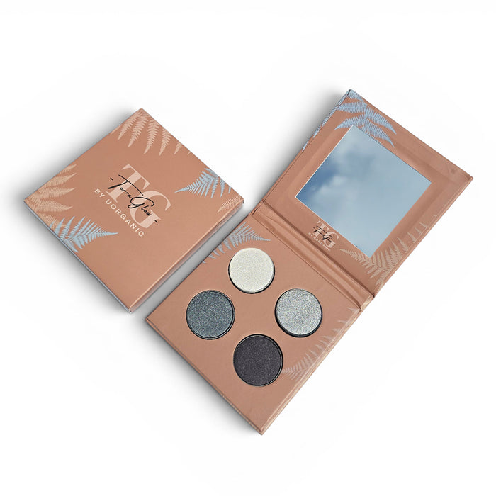 Terra Glow Quad Shimmering Eyeshadow Palette Smokey 6g