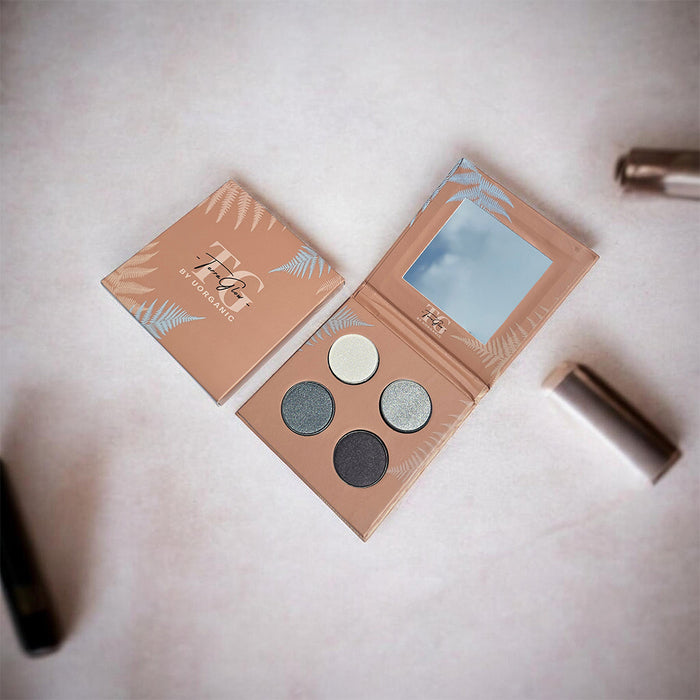 Terra Glow Quad Shimmering Eyeshadow Palette Smokey 6g