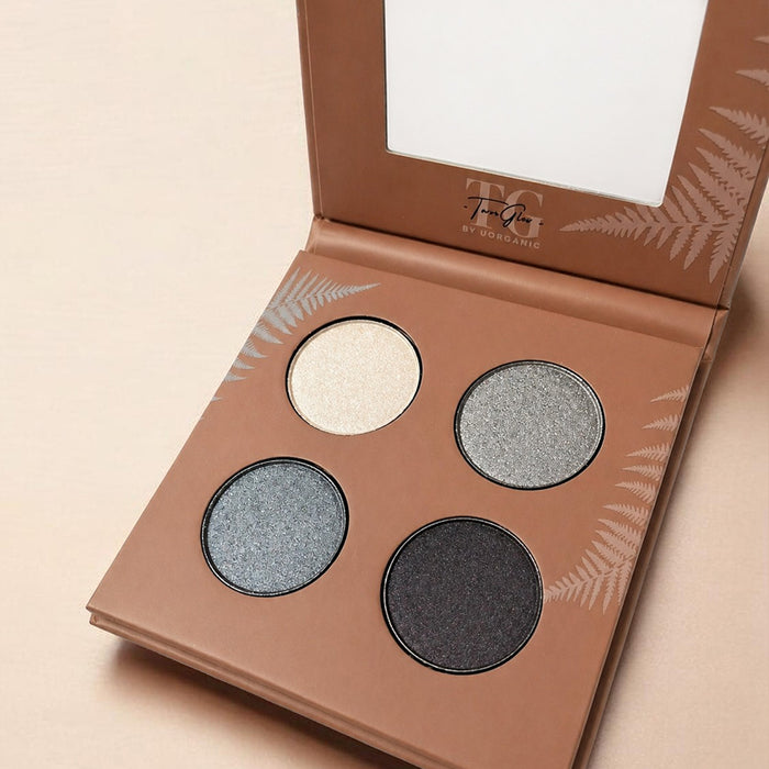Terra Glow Quad Shimmering Eyeshadow Palette Smokey 6g