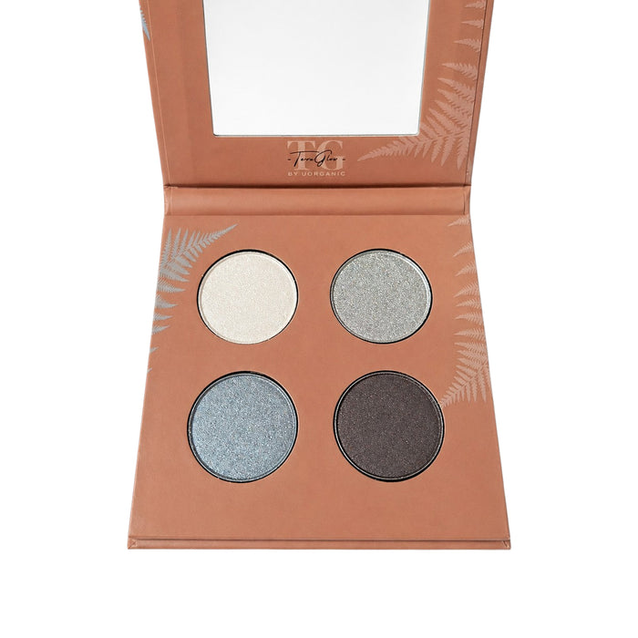 Terra Glow Quad Shimmering Eyeshadow Palette Smokey 6g