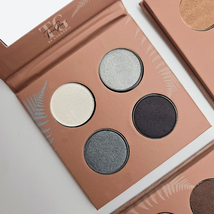 Terra Glow Quad Shimmering Eyeshadow Palette Smokey 6g