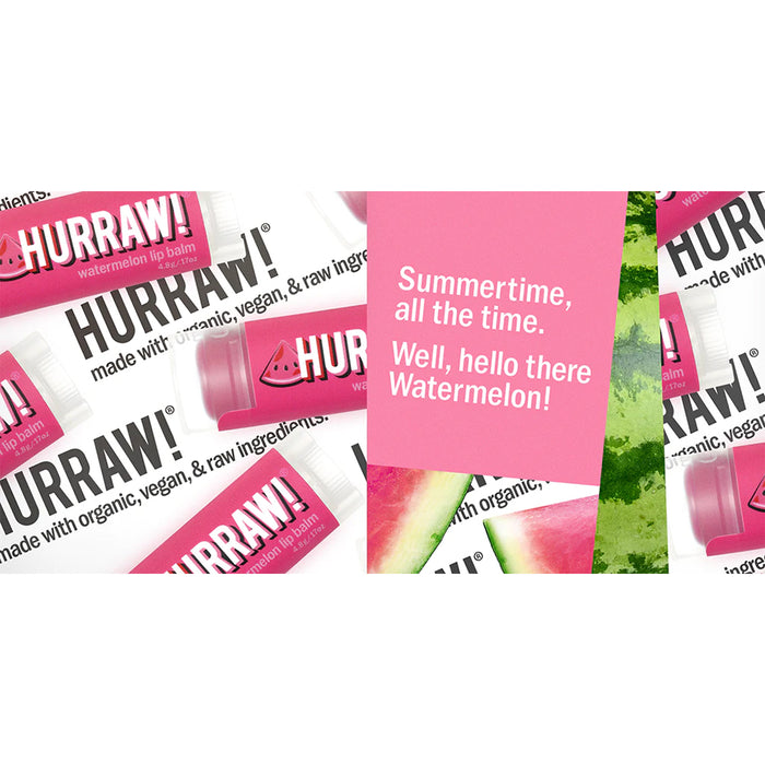 Hurraw Watermelon Lip Balm 4.8g