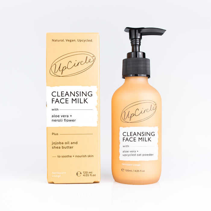 UpCircle Cleansing Face Milk with Oat Powder + Aloe Vera 120ml