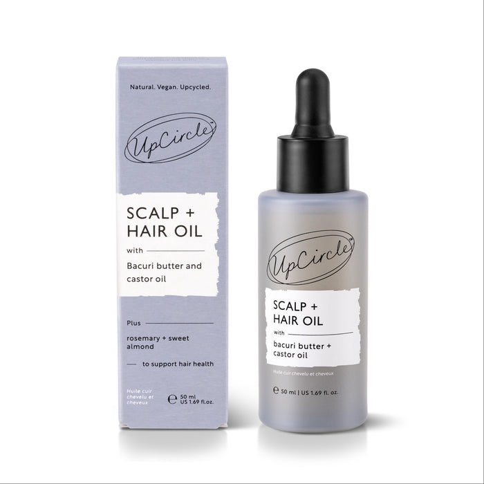 UpCircle Scalp + Hair Oil with Upcycled Bacuri Butter and Castor Oil 50ml