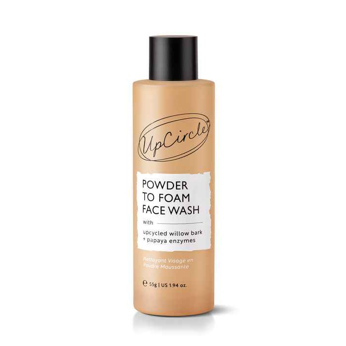 UpCircle Powder to Foam Face Wash with Willow Bark + Papaya Enzymes 55g