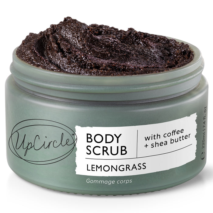 UpCircle Lemongrass Body Scrub with Coffee + Shea Butter 220ml