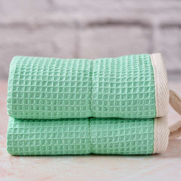 Jungle Culture Kitchen Dish Cloths - All-Purpose Natural Cleaning Cloth - Green