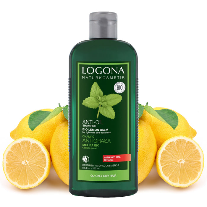 Logona Balance Shampoo Lemon Balm for Oily Hair & Sensitive Scalp 250ml