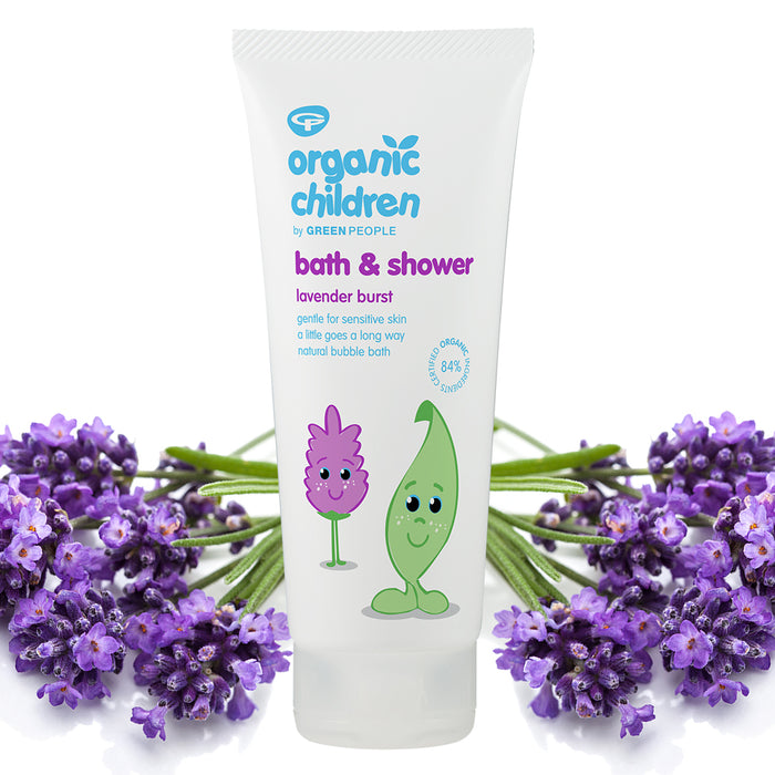 Green People Organic Children Bath & Shower - Lavender Burst 200ml