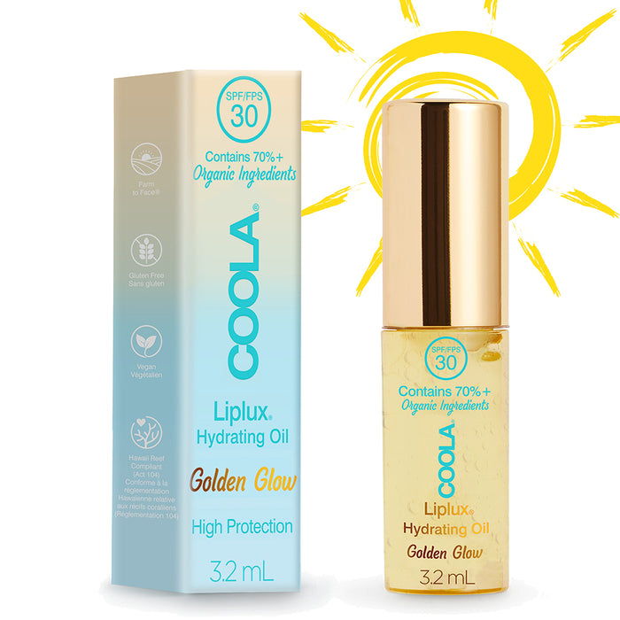 COOLA Classic Liplux® Organic Hydrating Lip Oil Sunscreen SPF30 - 03/2024