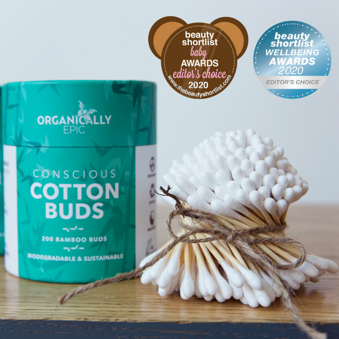 Organically Epic - Biodegradable Cotton Buds 200 Pieces