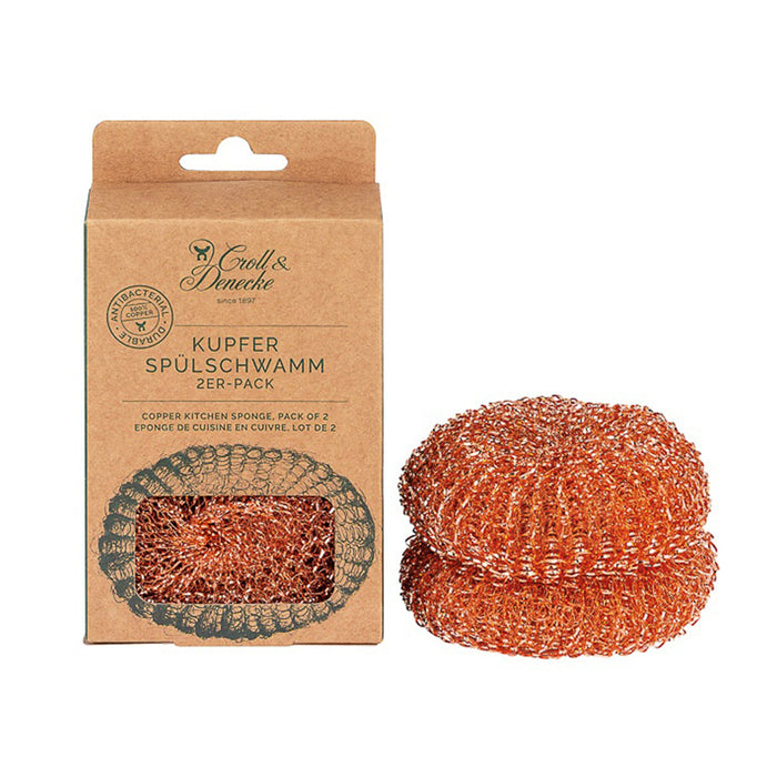 Croll & Denecke Copper Kitchen Sponge - Pack of 2