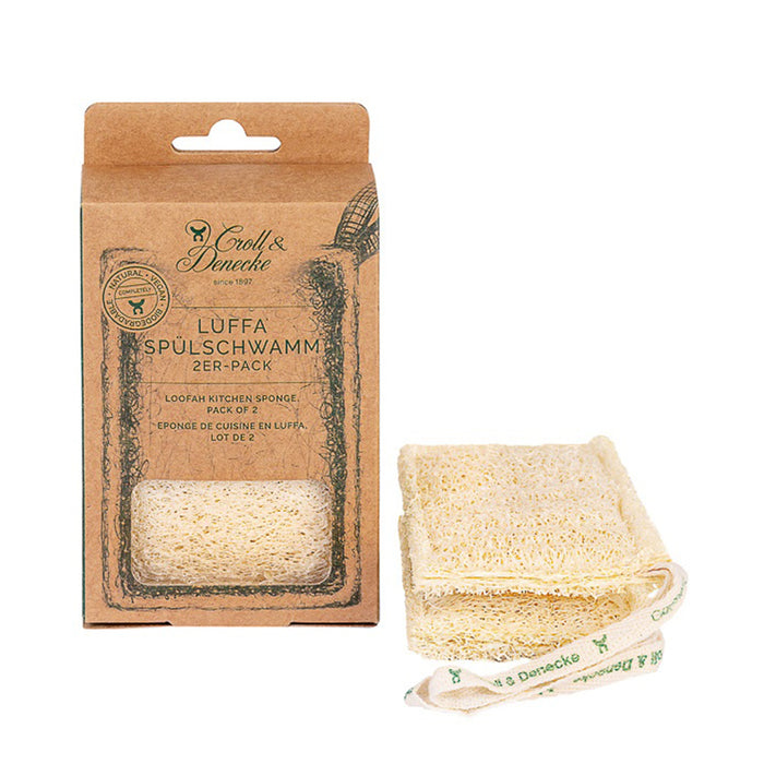 Croll & Denecke Loofah Kitchen Sponge - Pack of 2