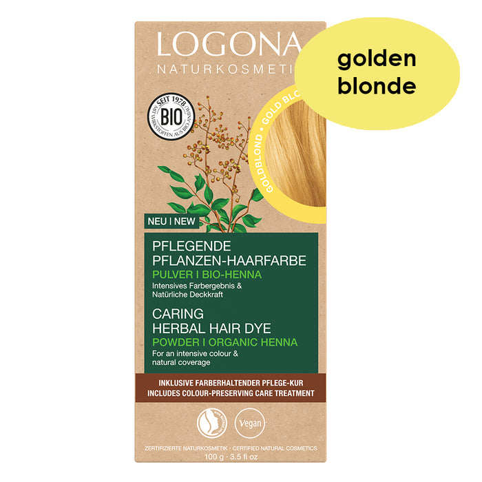 Logona Golden Blonde Herbal Hair Colour 100g