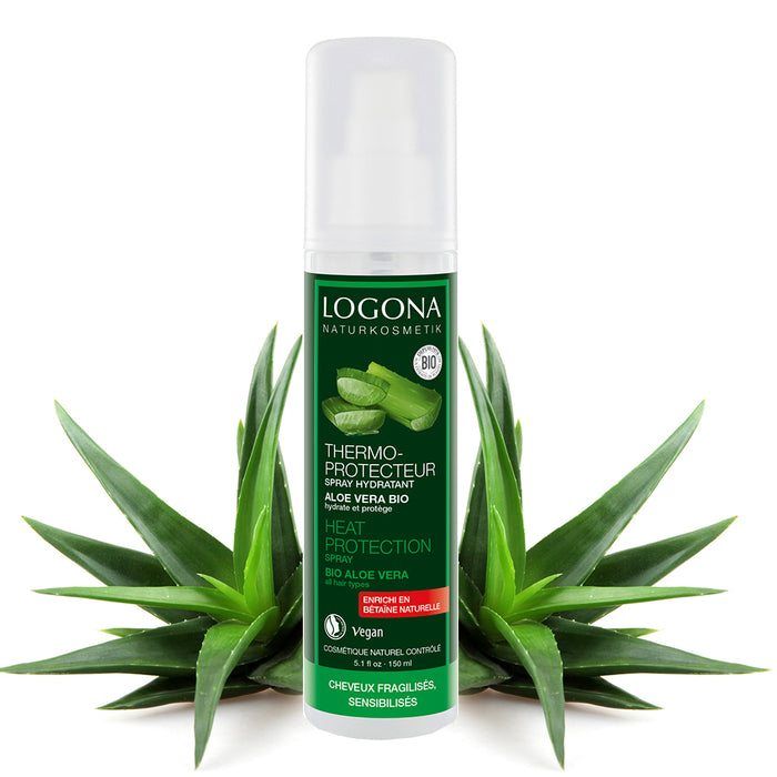 Logona Bio Aloe Vera Moisturizing Heat Protection Spray 150ml - 02/2024