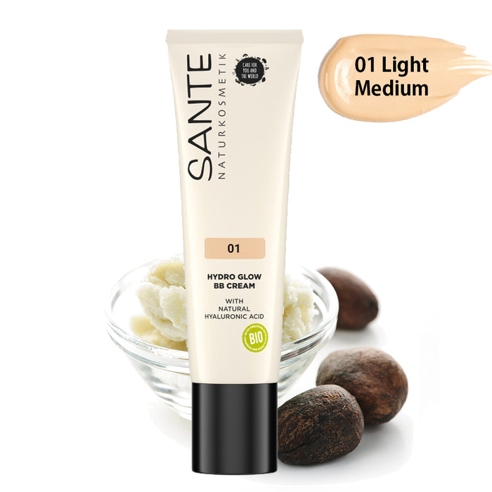 Sante Hydro Glow BB Cream 01 Light-Medium 30ml — UOrganic