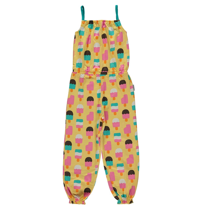 Maxomorra Ice Cream Yellow Jumpsuit