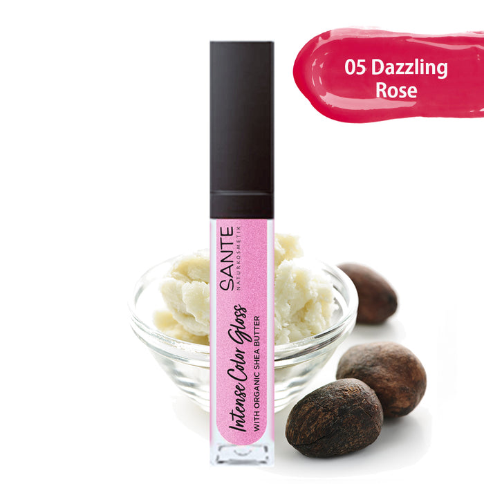 Sante Intense Colour Lip Gloss 05 Dazzling Rose 5.3ml