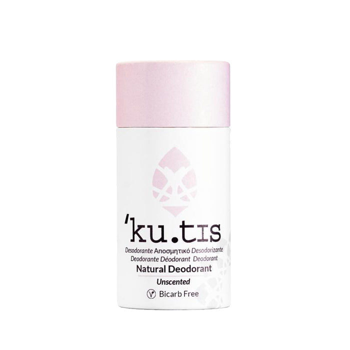 ku.tis Natural 100% Biodegradable Bicarb Free Deodorant Unscented 55g