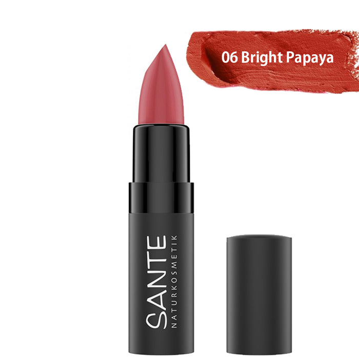Sante Matte Lipstick 06 Bright Papaya 4.5g