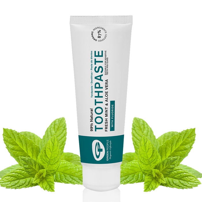 Green People Fresh Mint Toothpaste with Fluoride 75ml