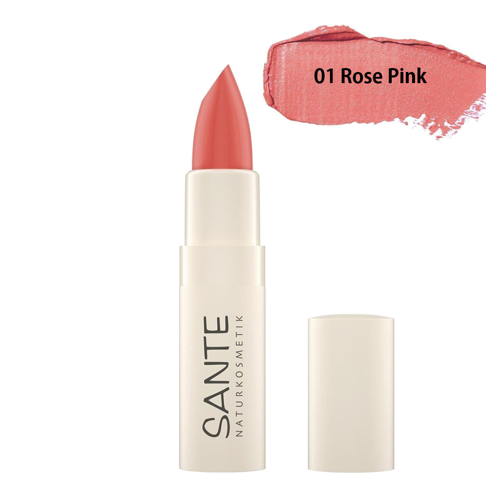 Sante Lipstick 4.5g Rose UOrganic Pink — 01 Moisture