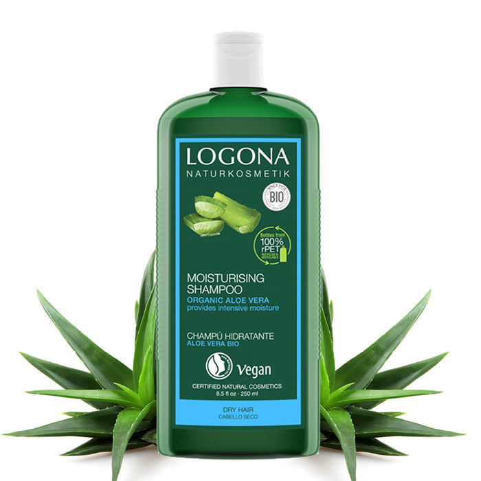 Logona Organic Aloe Vera Hydrating Shampoo for Dry & Damaged Hair 250ml