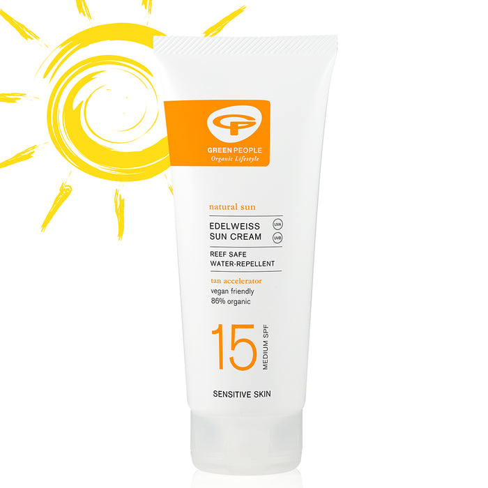 Green People Sun Lotion SPF15 with Tan Accelerator 200ml