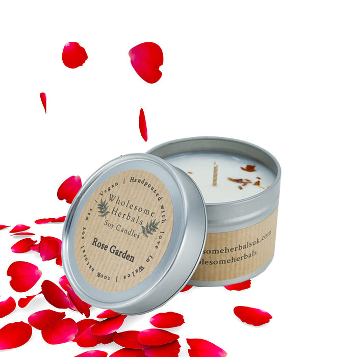 Wholesome Herbals Rose Garden Soy Candle